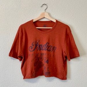 Indian Motorcycle X Lucky Brand - Cropped Tee